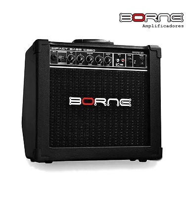 Amplificador Para Baixo Borne Impact Bass Cb60 20w