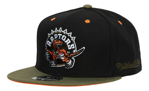 Boné Mitchell & Ness Nba Fitted Hwc Toronto Raptors Preto