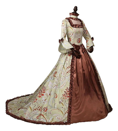 Vestido Renacentista Maria Antonieta Para Mujer Victoriano E