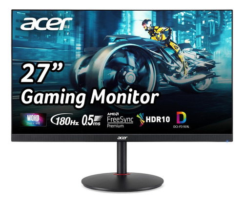 Monitor Gamer Ips Acer Nitro 27' 180hz Freesync 2k 1440p Hdr