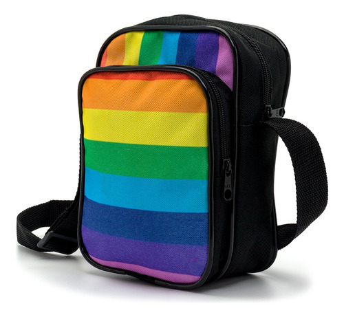 Shoulder Bag Arco Íris Moda Lgbt+ Gay Homossexual Lésbica Bi