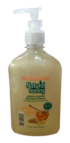 Imagen 1 de 2 de Jabón Líquido Antibacterial Natural Feeling