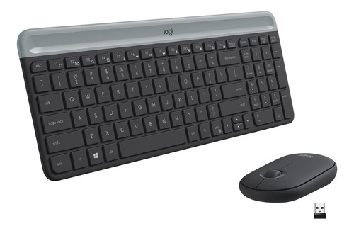 Combo Teclado E Mouse Sem Fio Mk470 Com Pilhas Logitech Cor do mouse Preto Cor do teclado Preto