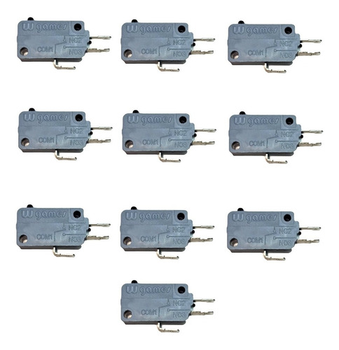  10 Micro Switch Para Botón Arcade Ideal Para Maquinitas