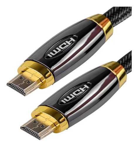 Cabo Hdmi 4k Ultra Hd Full Hd Nylon Reforçado Mymax 5 Metros