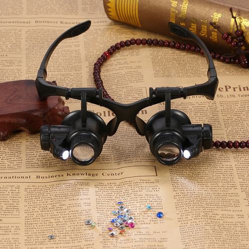 Lupa De La Cabeza Con La Cabeza Gafas De Lupa De Lupa Para