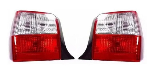 Juego X2 Par De Faros Traseros P/ Fiat Uno Fire 2008 2009 2010 2011 2012 2013 2014