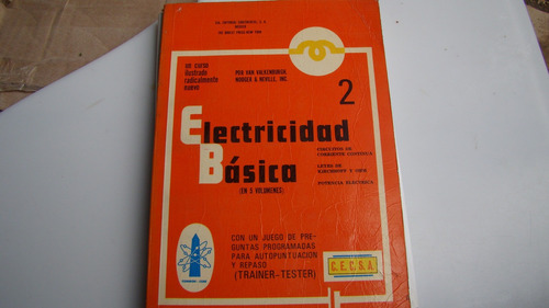 Electricidad Basica 2 , Van Valkenburgh , Año 1971 , 124 Pag