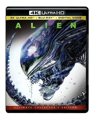 Alien Edicion 40 Aniversario Pelicula 4k Ultra Hd + Blu-ray 