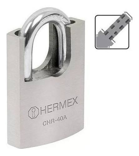 Candado Hierro 40 Mm Coraza Abloy Hermex 43312