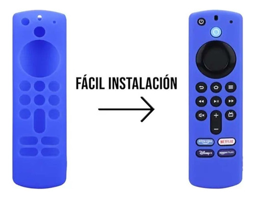 Funda Control Para Amazon Fire Tv Stick 4k Alexa Case Azul