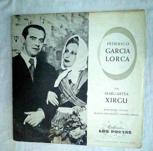 Federico Garcia Lorca Margarita Xirgu Disco Vinilo España