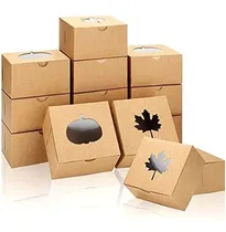 Comprar 20 Cajas De Cartón Otoñales Para Galletas De Panadería Y Acc