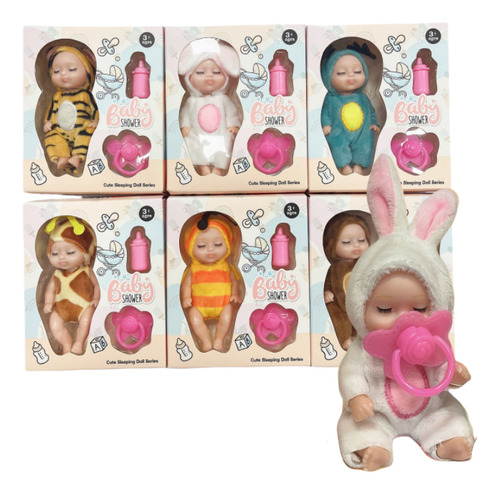 Muñeca Bebé Juguetes Lindo Silicona Reborn Realista