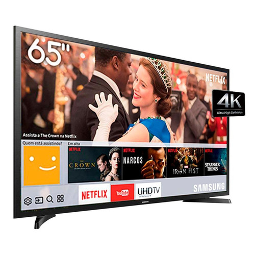 Smart Tv Samsung Led 65 Polegadas 4k Hd Preta Lh65benelga/zd