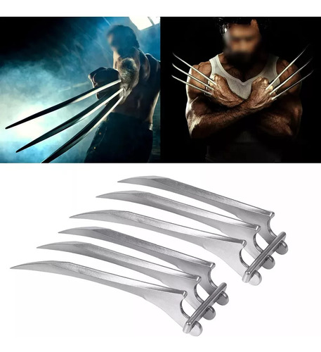 Garras Wolverine Lobo Pata Plástico Duradero Cosplay Prop 2p