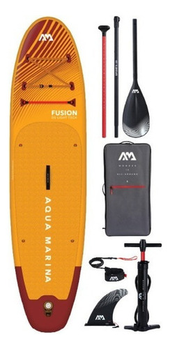 Sup Aquamarina Fusion 10'10 Stand Up Paddle Pack Color Naranja
