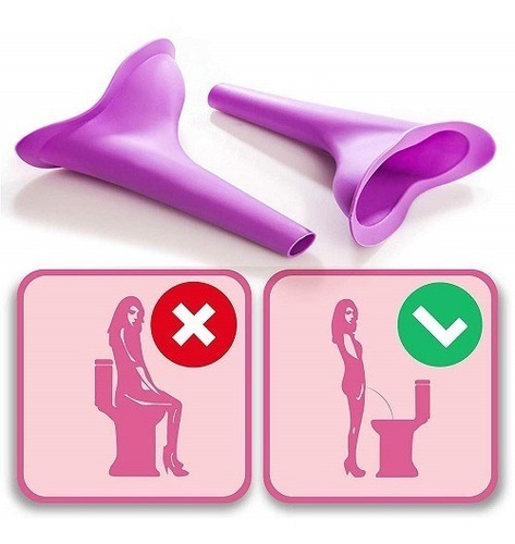 Dispositivo Urinario Femenino Para Orinar De Pie Ergonómico 