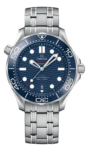 Rel gio Omega Seamaster 007 Azul Royal Automatico Cronograph Cor