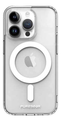 Funda Para iPhone 15 Pro Puregear Slim Shell Con Magsafe Color Transparente Slim Shell Magsafe