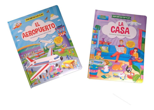 Colección Libros De Ventanas Flipflap La Casa Y El Aeropuert