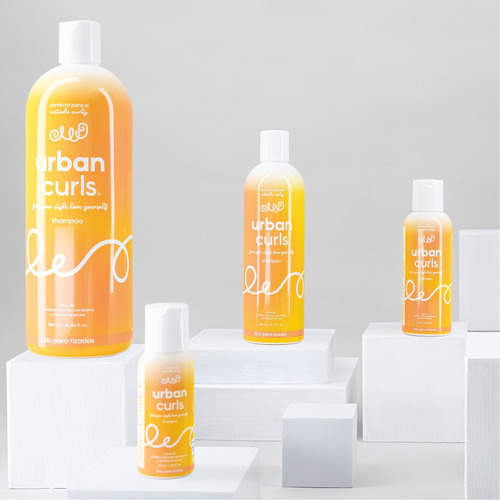 Shampoo Sin Sal Para Cabello Rizado Urban Curls 360 Ml