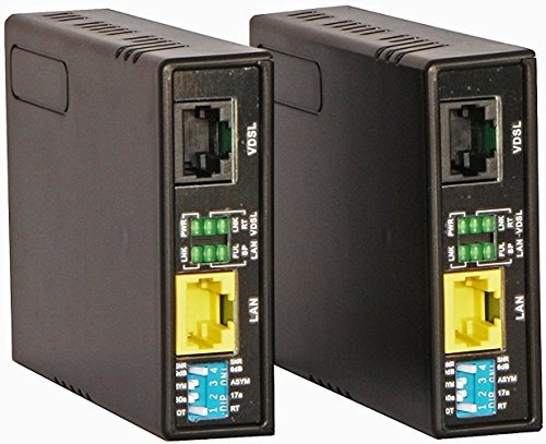 Tupavco Ethernet Extender Kit 2pc Pair Tex 100 Range Up