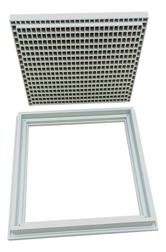 Tampão De Esgoto Reforçado Para Garagem Condomínios 55x55cm