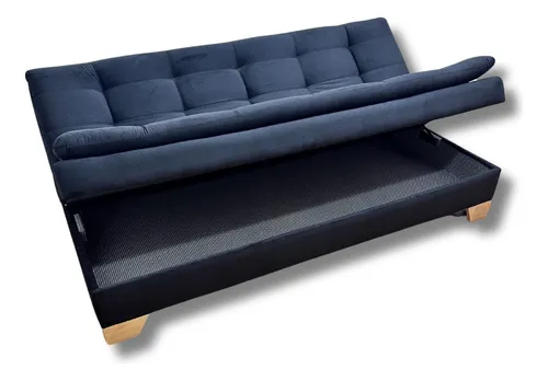 Sofá Cama Click Tres Posiciones Con Baúl Estilo Y Confort