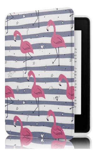 Capa Kindle Paperwhite Wb ® Ultra Leve Auto Liga/des Cor Flamingos