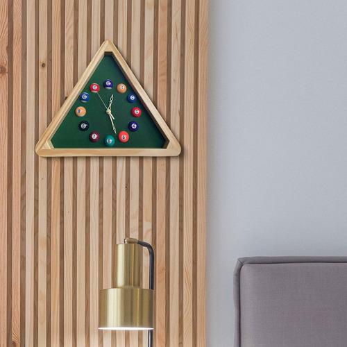 Reloj De Pared Estilo Billar, Diseño Único Para Tu Hogar