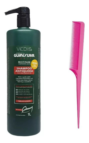 Shampoo Vedis Guanxuma Shampoo Guanxuma para cabelos normais a oleosos 1 Litro en tubo de 1000mL