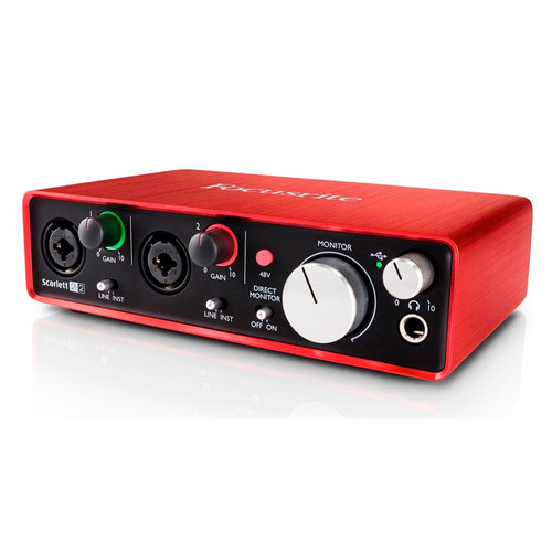 Focusrite Scarlett 2i2 Studio 2da Generacion Placa De Sonido