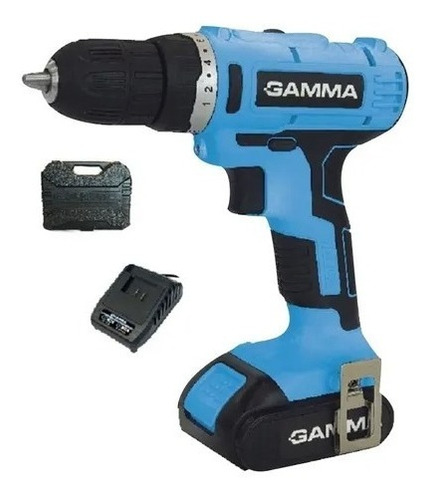 Imagen 2 de 6 de Taladro Atornillador Gamma G12105 Ion Litio 12v C/2 Bateria