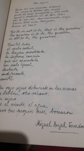 Ocho Poetas Paraguayos , Miguel Angel Fernández 1963 (Usado)