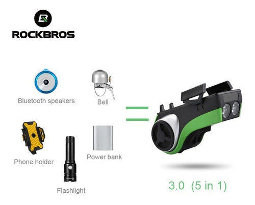 Soporte Multifuncional 5 En 1 Para Bicicleta Rockbros Zx006