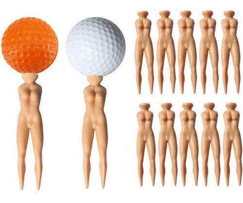 20 Piezas Playeras De Golf Divertidas Tees De Golf Plástico