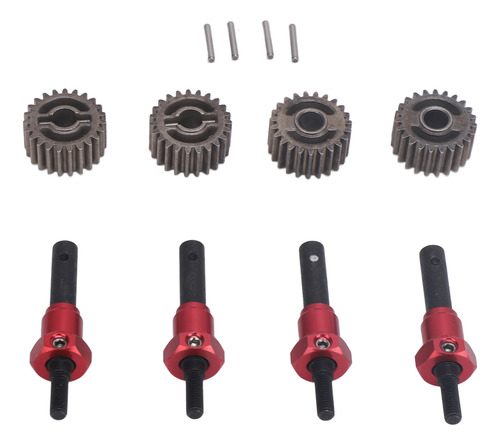 Eje De Transmisión Para Coche Rc, 4 Piezas, Portal Stub Axle