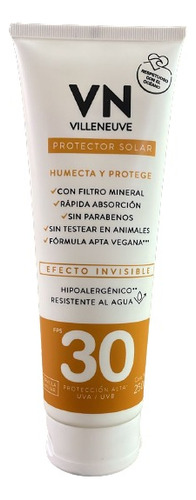 Protector Solar Villeneuve Vn Humecta Protege Fps 30 X 250g