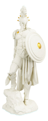 Estátua Ares - Deus Da Guerra - Versão 4 Cor Cor Mármore Dourado