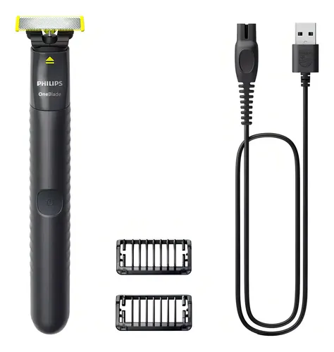Afeitadora Philips OneBlade QP1424/10 Recorta Modela y Afeita Carga USB