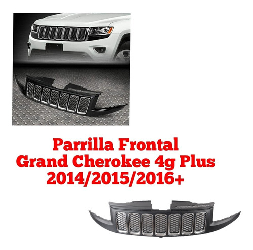 Parrilla Cromada Frontal Grand Cherokee 4g Plus 2014 2015 16