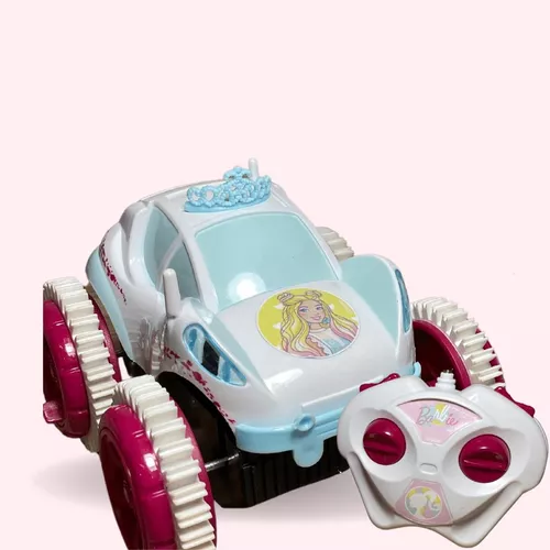 Carrinho de Controle Remoto - Barbie - Glamour Flip - Candide Brinquedos