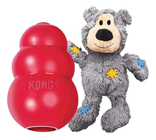 Kong - Oso De Nudos Clásico Y Salvaje - Juguete Masticable P
