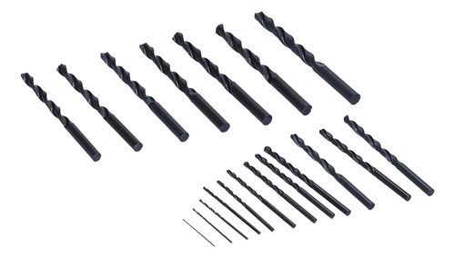 Juego De Taladros Helicoidales M35, 19 Piezas, Accesorio Par