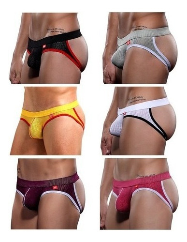 Bragas De 6 Piezas Con Suspensorio Para Hombre [u]