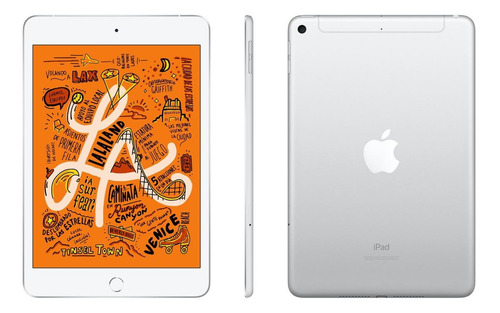 Imagen 2 de 3 de Apple iPad Mini de 7.9" Wi-Fi + Cellular 64GB Plata A2124 (5ª generación)