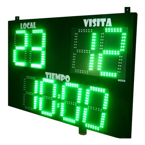 Tablero Electronico Led Mod: Le2525e Para Futbol 5 Exterior