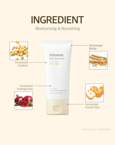 Protector Solar Mixsoon Bean Sunscreen 50ml.-
