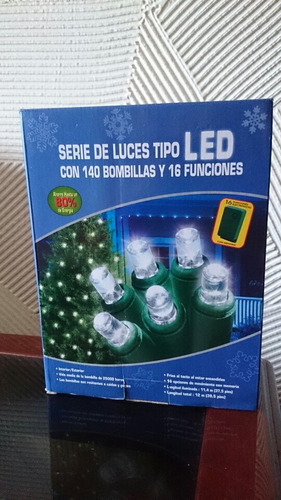 Serie De Increibles Luces Navideñeas De Led